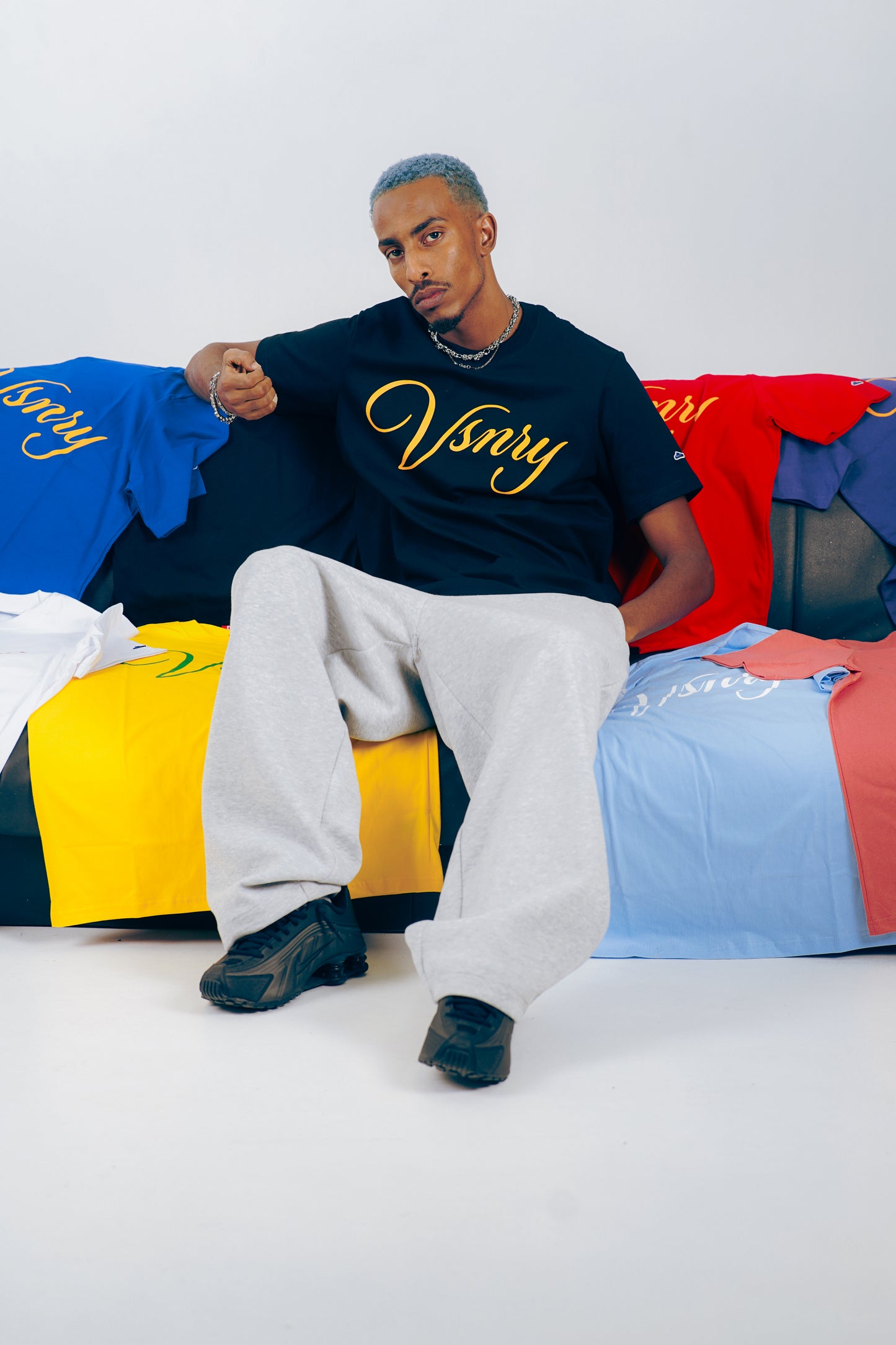 SCRIPT TEE BLACK