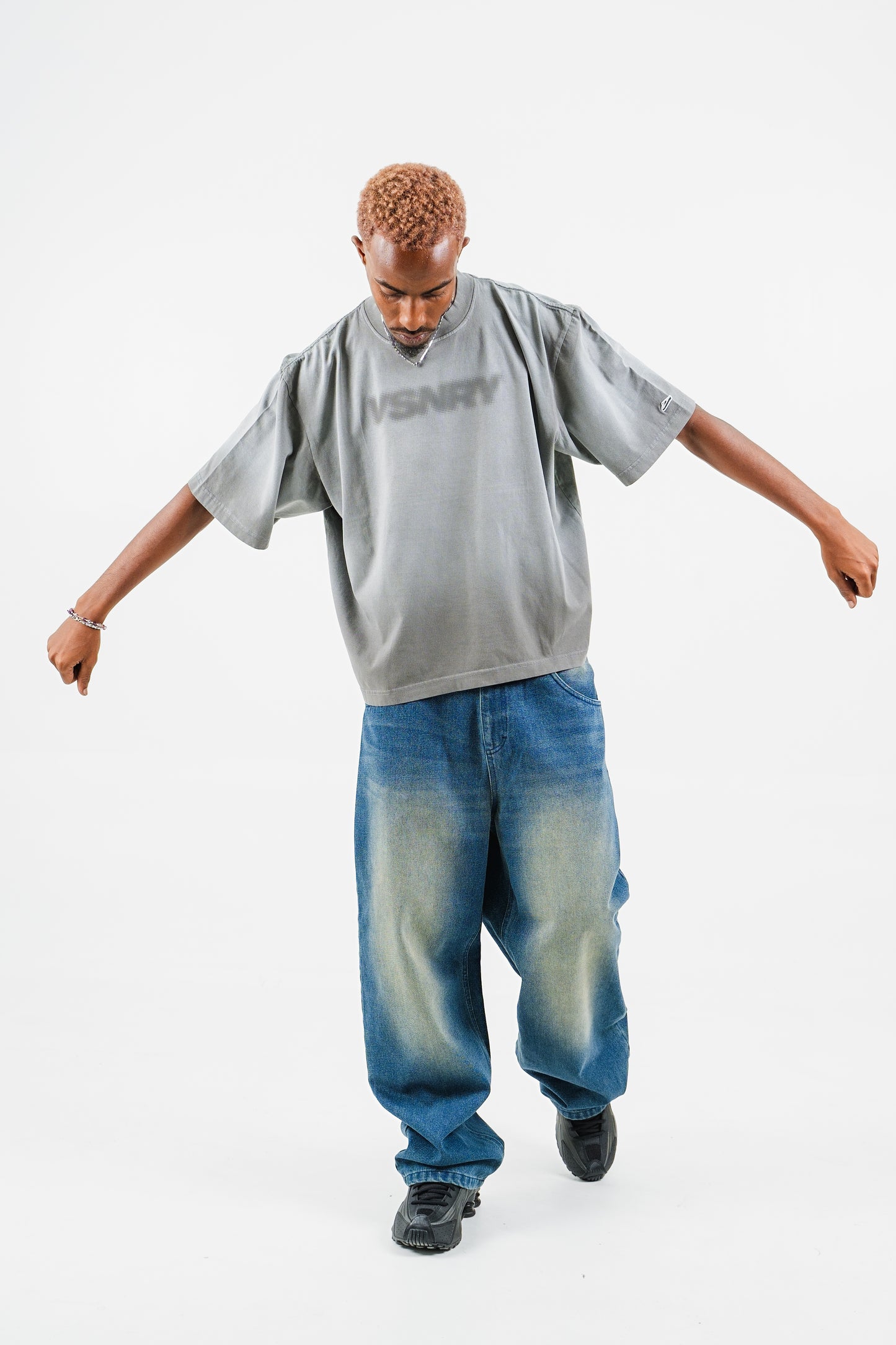 BLURRED TEE GRAY