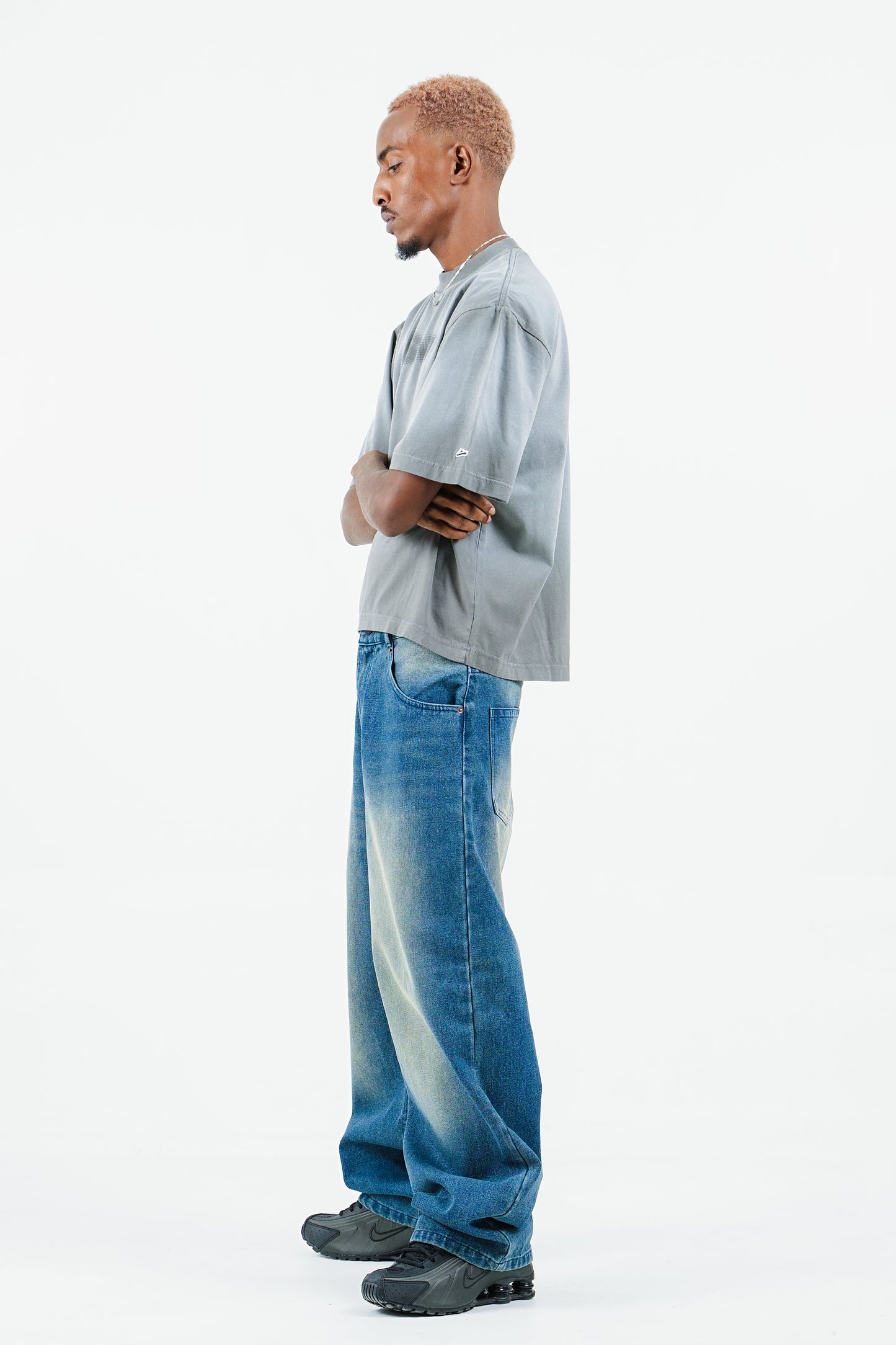 BLURRED TEE GRAY