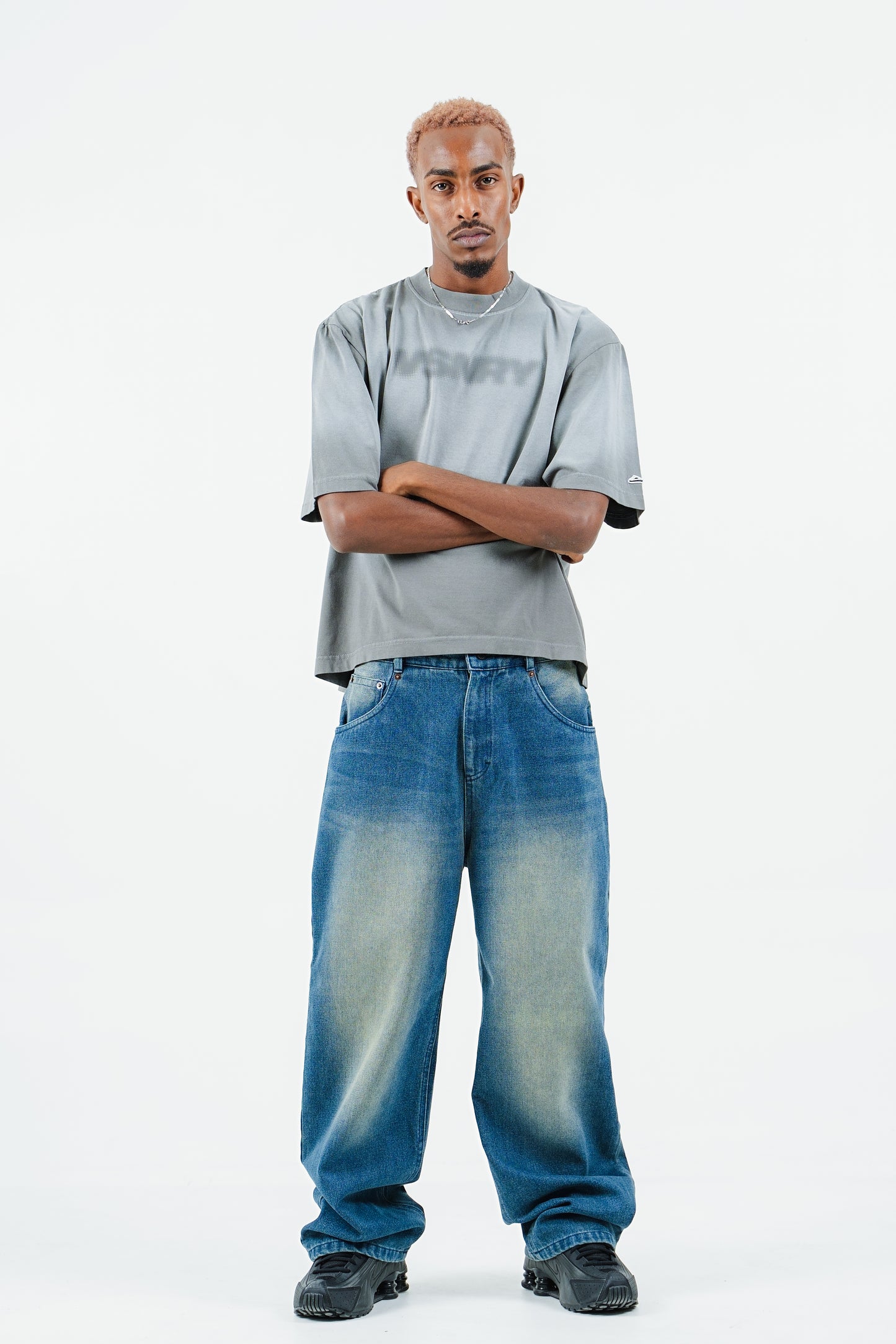 BLURRED TEE GRAY