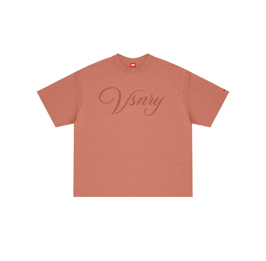 SCRIPT TEE BLUSH PINK