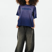 BLURRED TEE NAVY BLUE