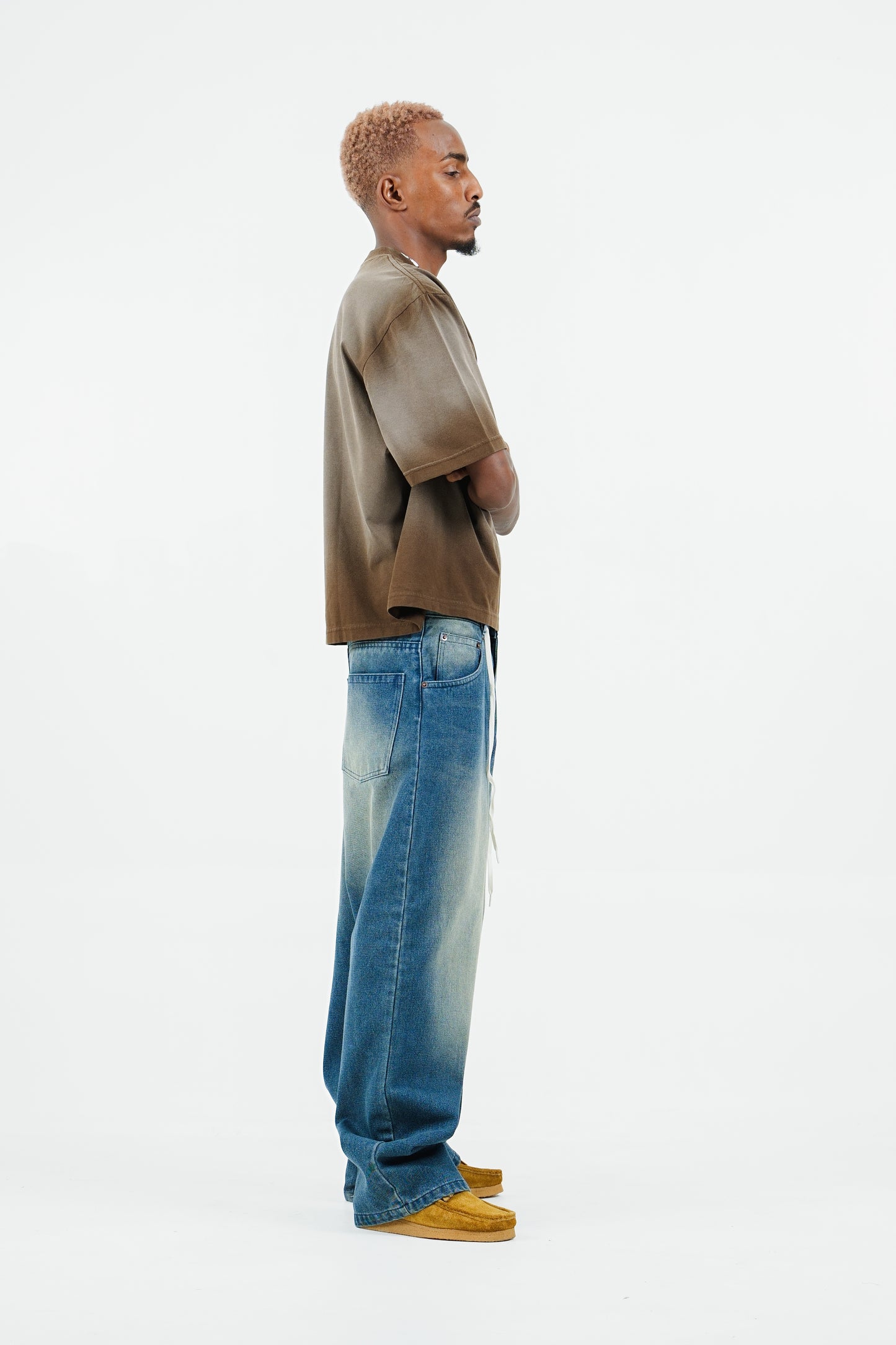 BLURRED TEE CHOCO