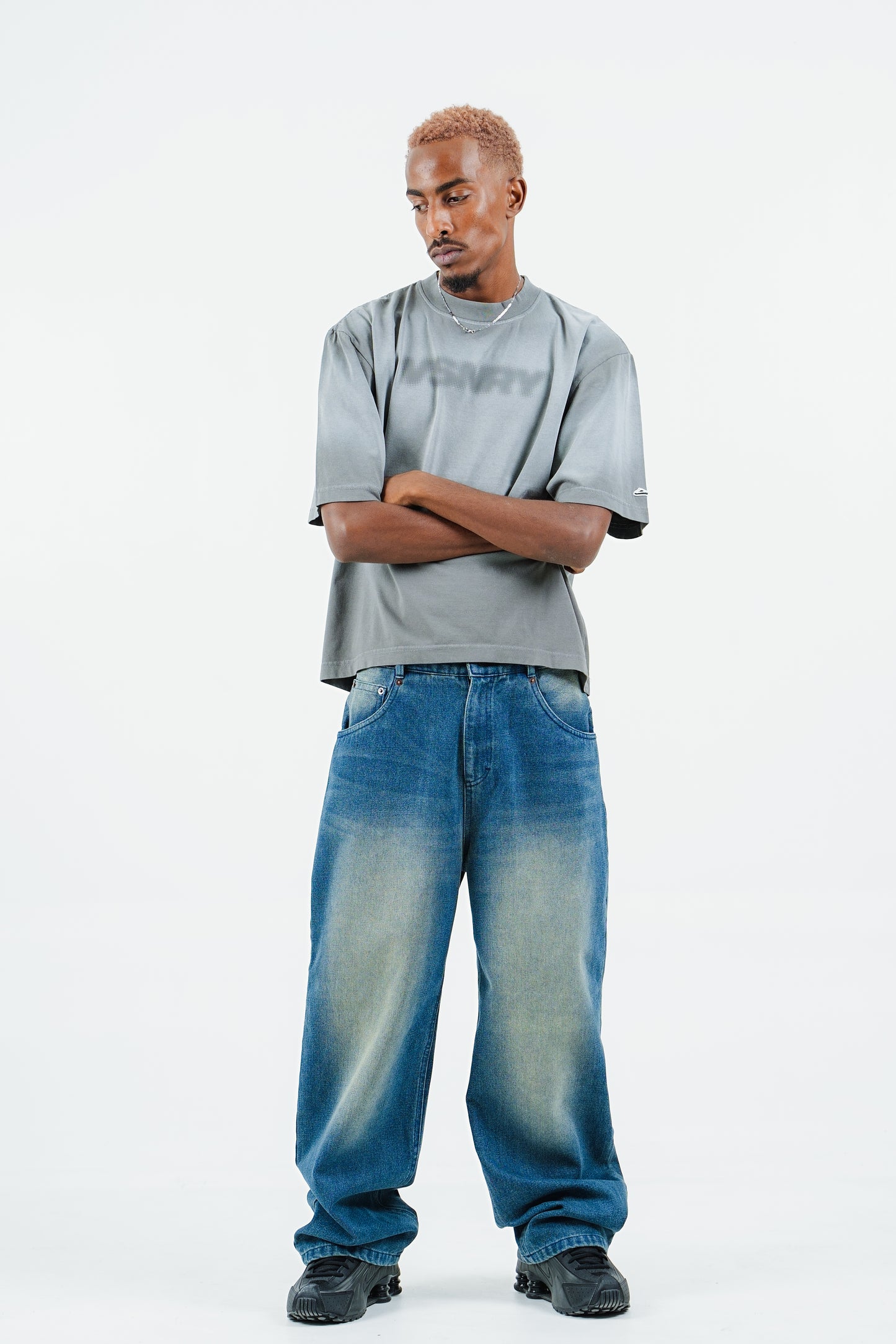 BLURRED TEE GRAY