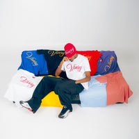 SCRIPT TEE WHITE