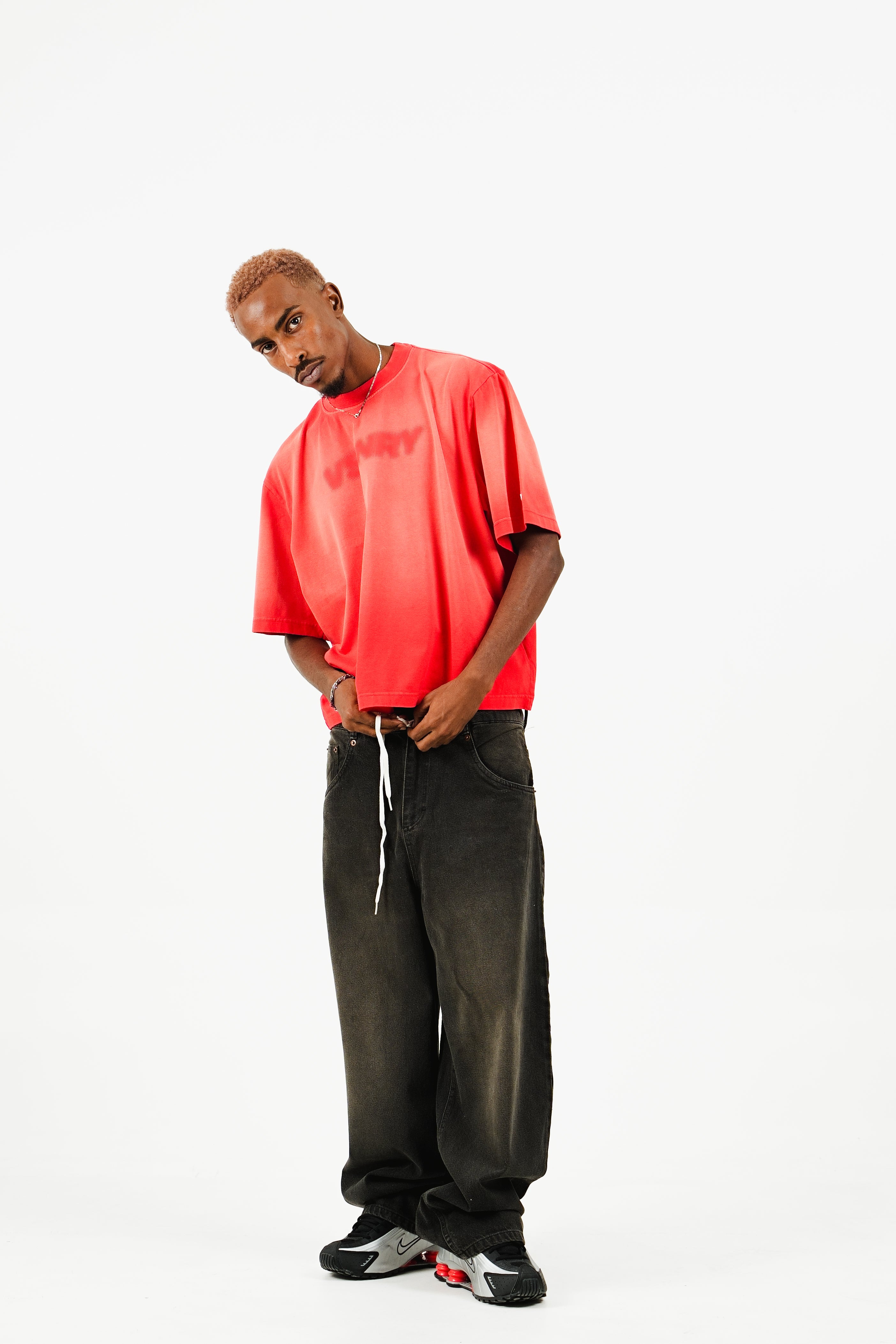 BLURRED TEE RED