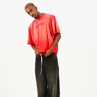 BLURRED TEE RED
