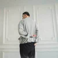 BOXY FIT SWEATER (gainsboro)