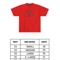 VS RHINESTONE TEE (RED)