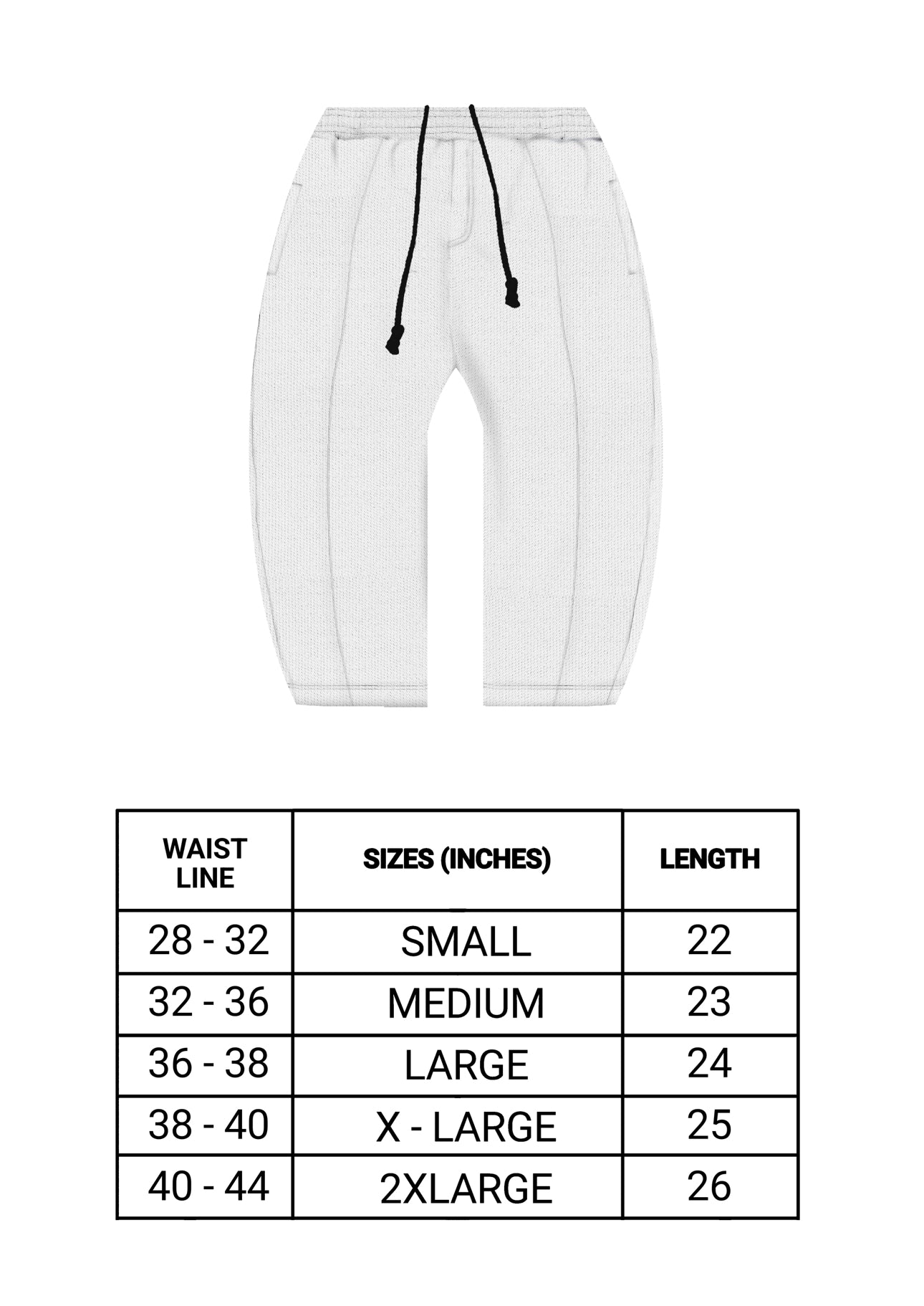 WAFFLE PANTS (Pearl White)