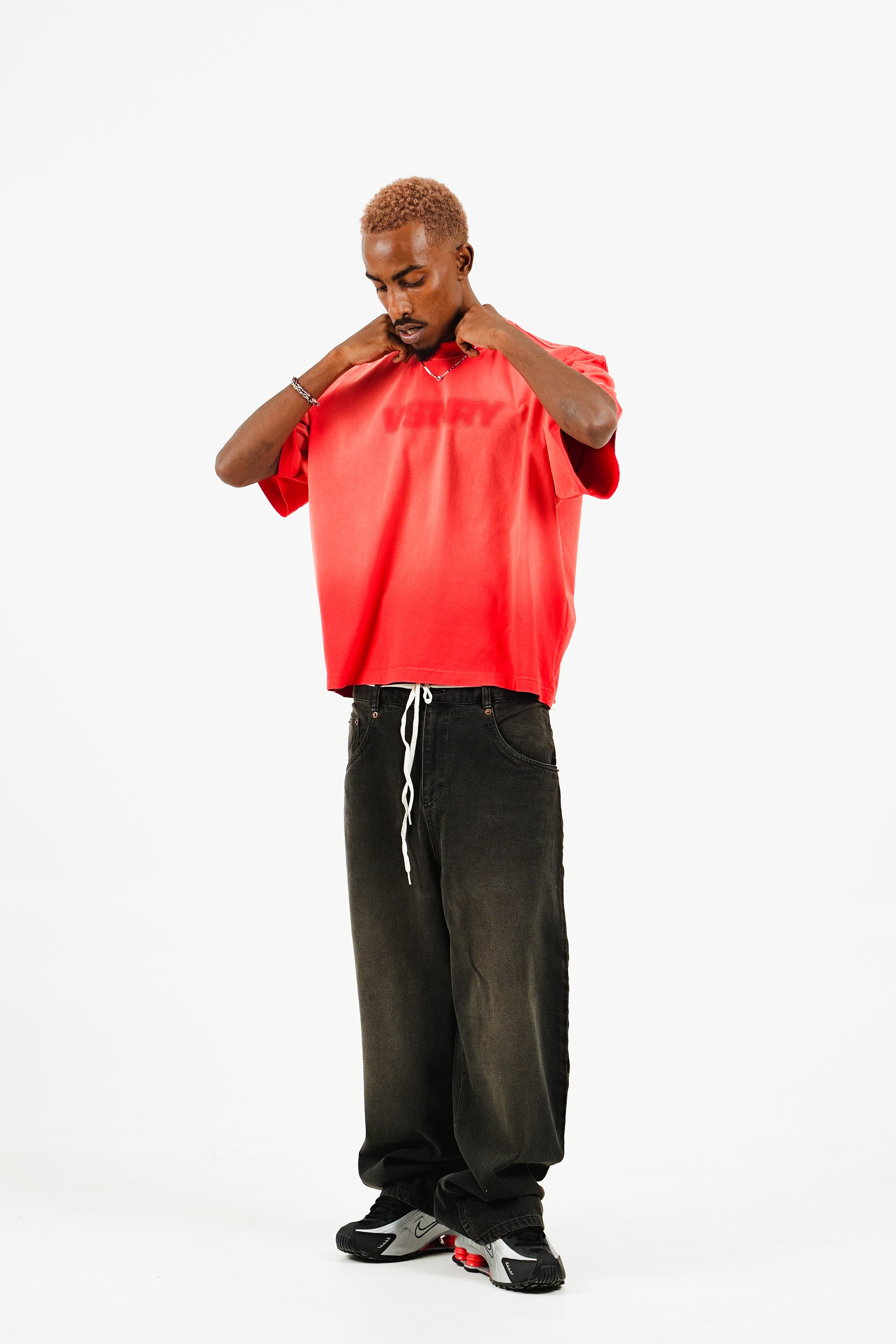 BLURRED TEE RED