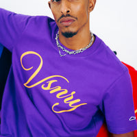 SCRIPT TEE PURPLE