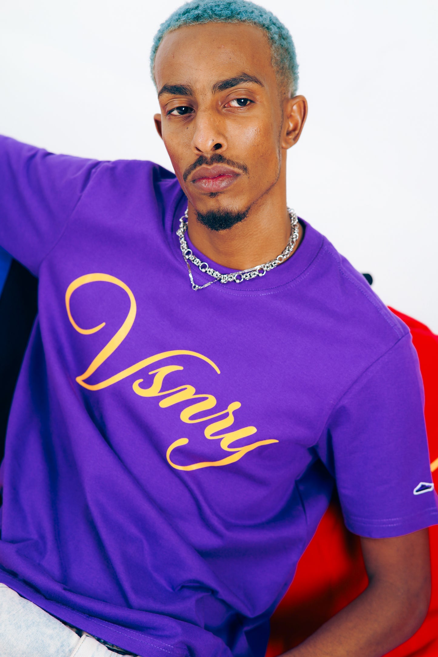 SCRIPT TEE PURPLE