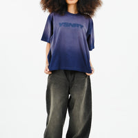 BLURRED TEE NAVY BLUE