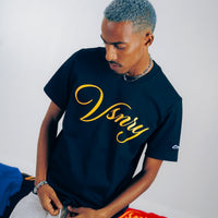 SCRIPT TEE BLACK