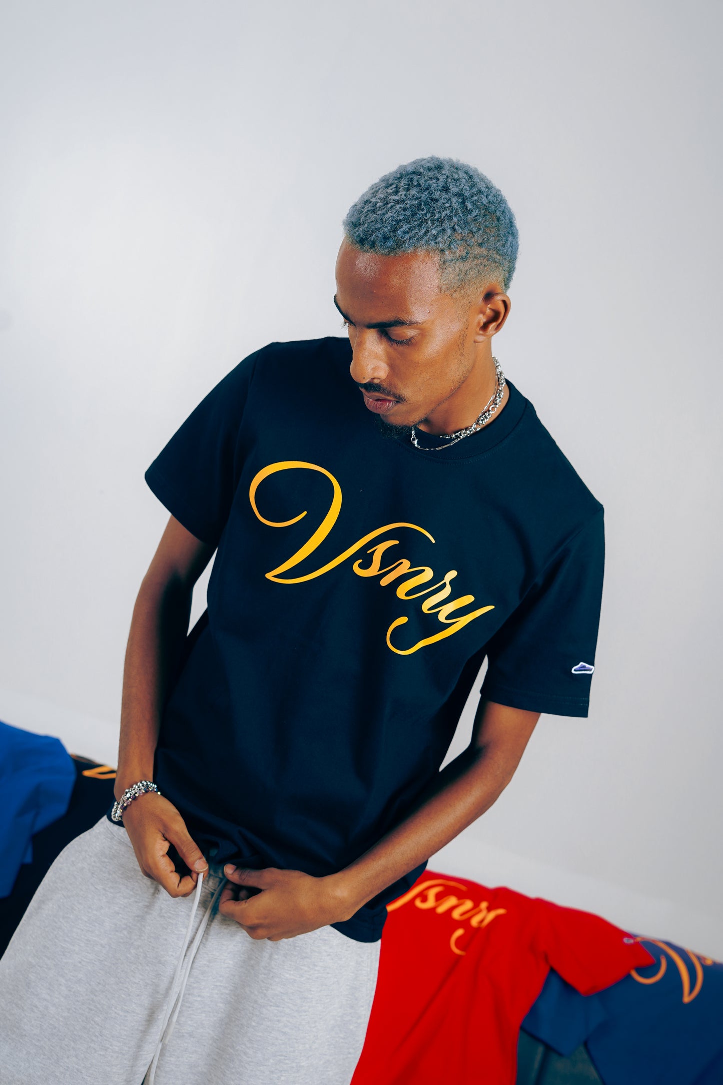 SCRIPT TEE BLACK