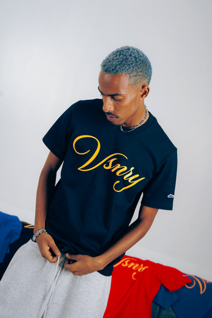 SCRIPT TEE BLACK