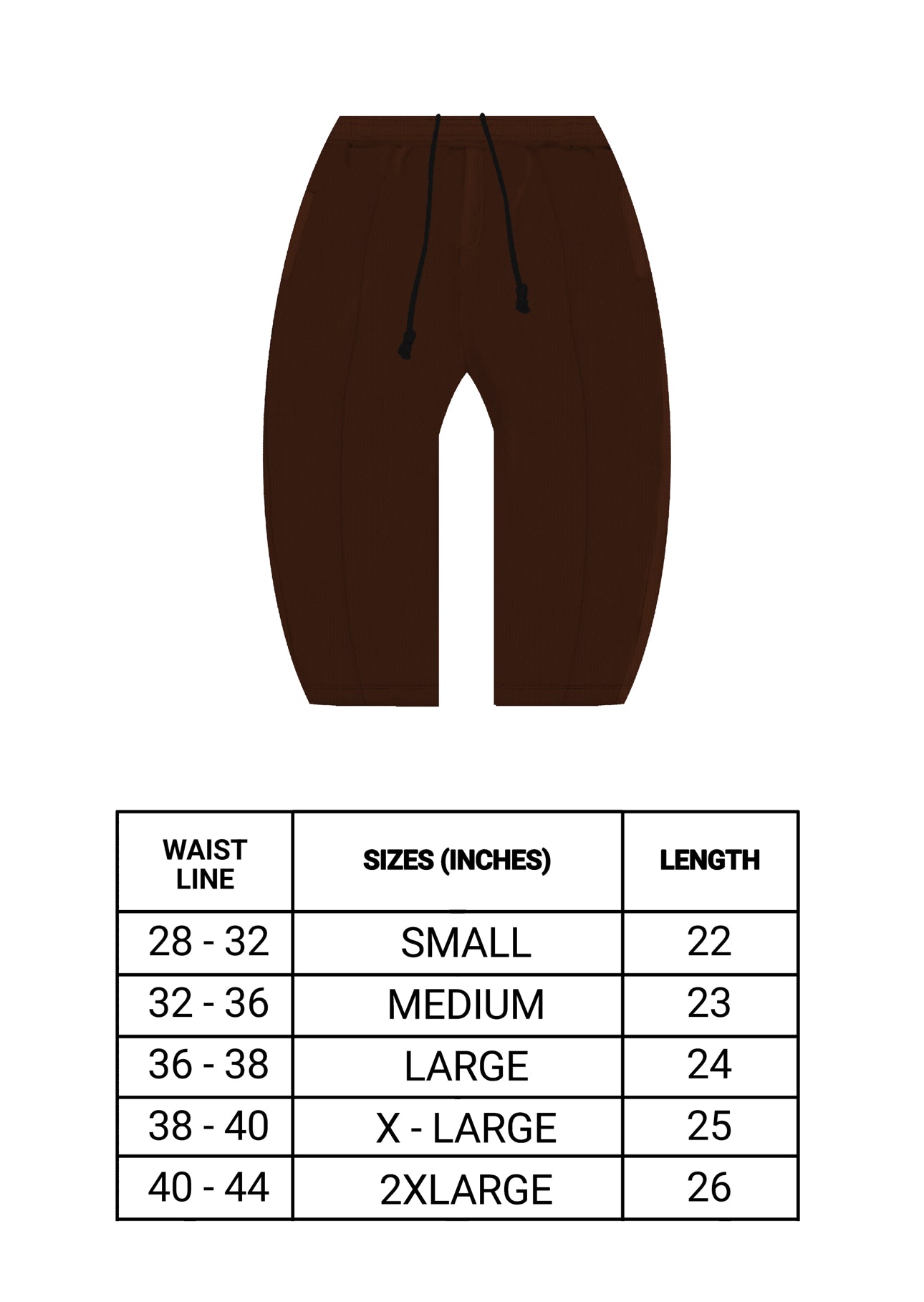 WAFFLE PANTS (choco brown)