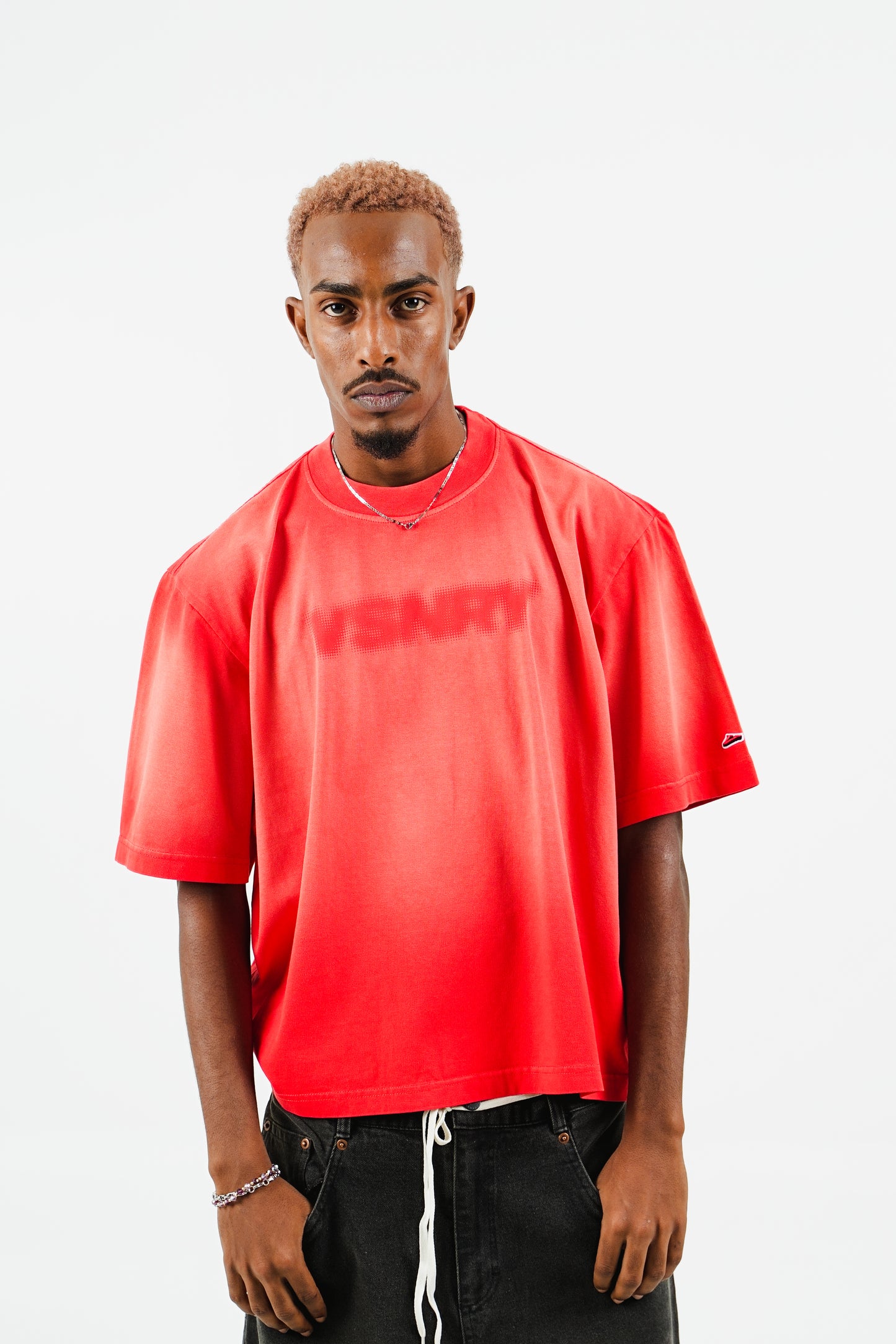BLURRED TEE RED