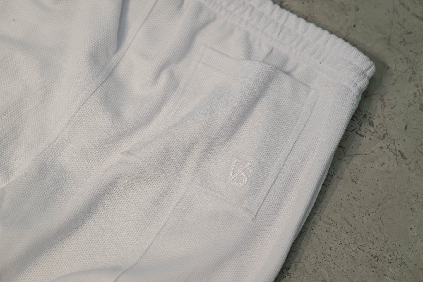 WAFFLE PANTS (Pearl White)