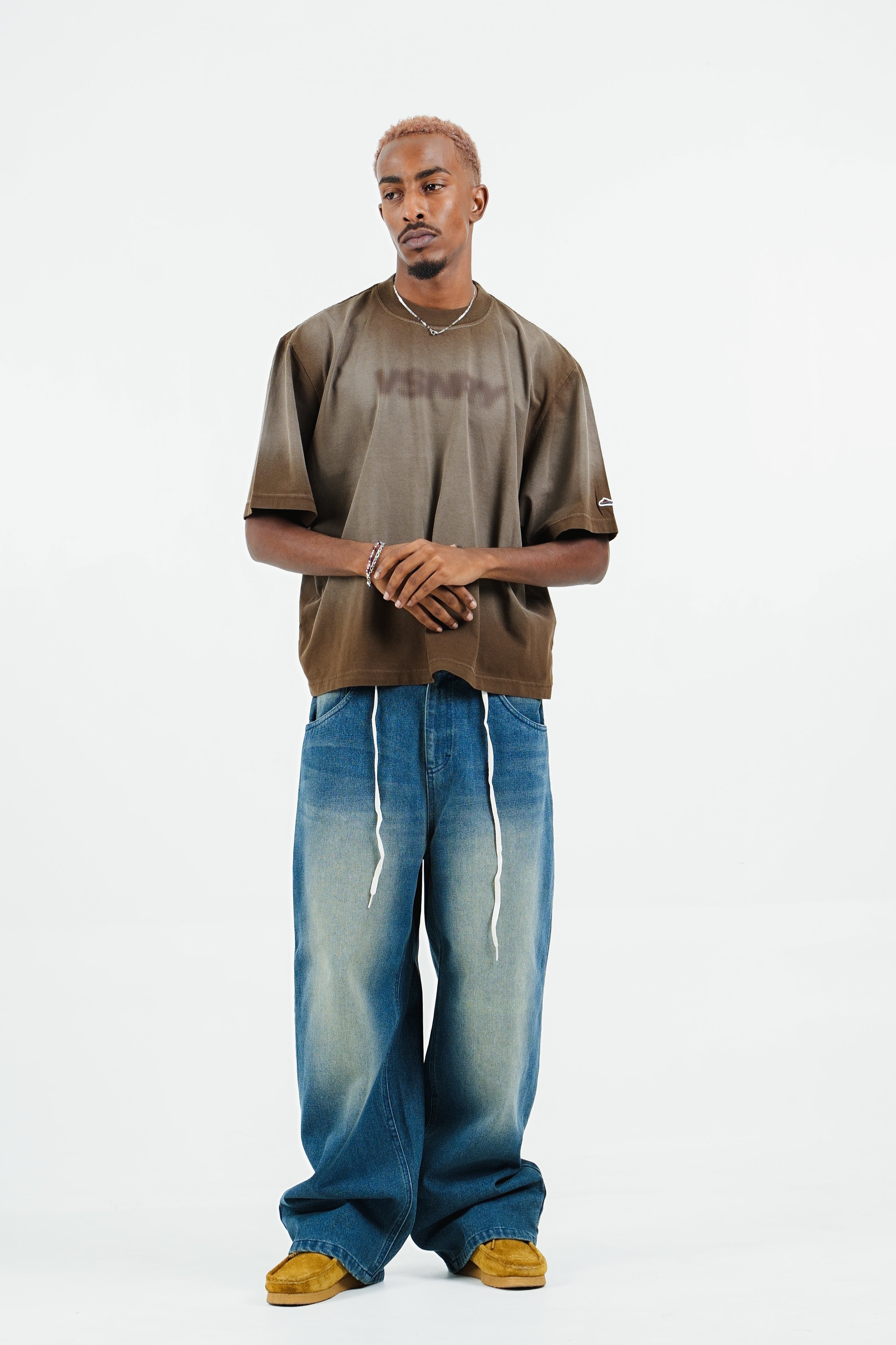 BLURRED TEE CHOCO