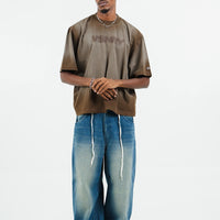 BLURRED TEE CHOCO