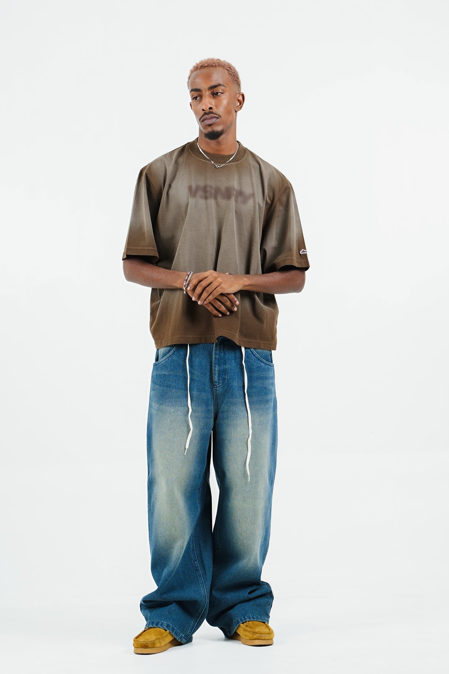BLURRED TEE CHOCO