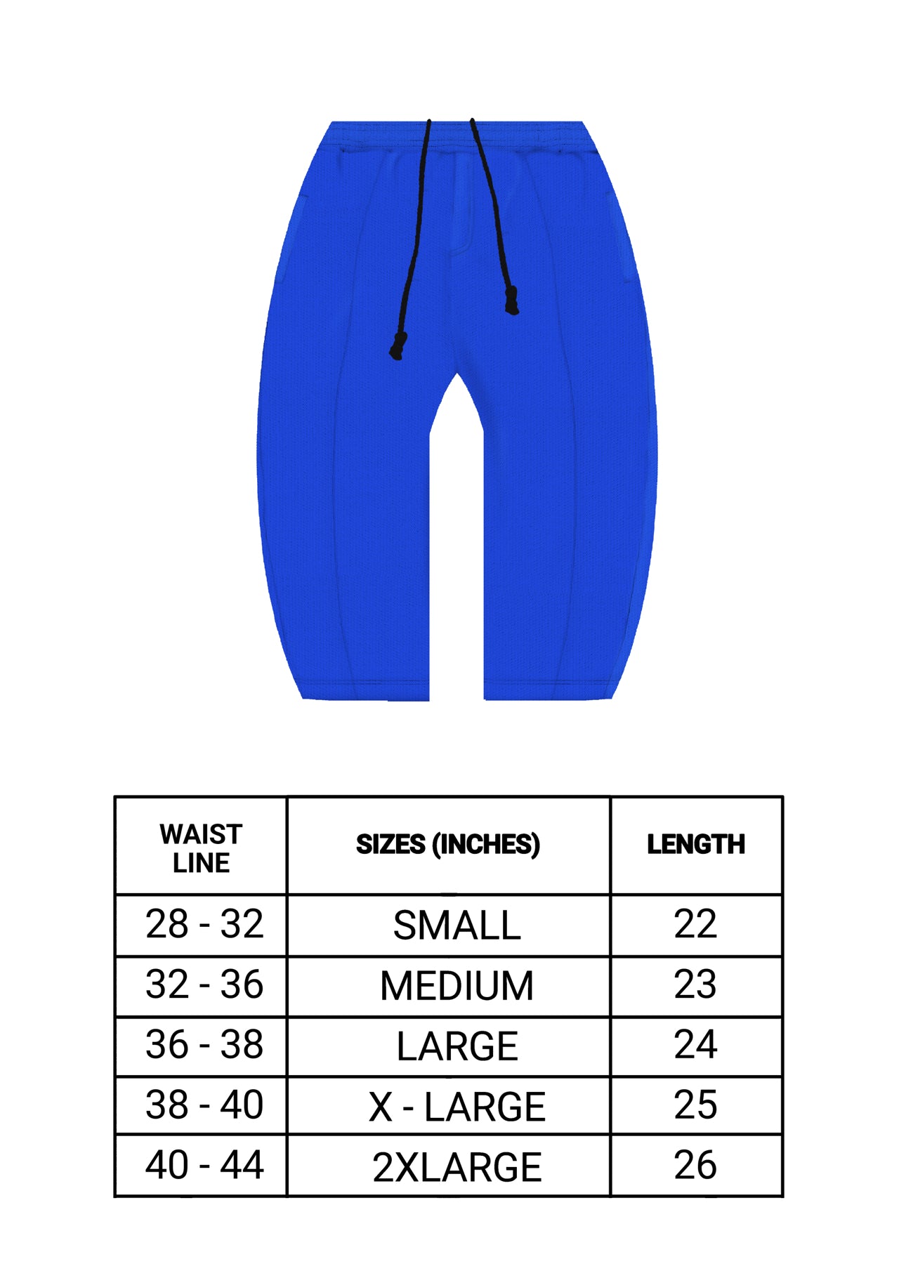 WAFFLE PANTS (cobalt)