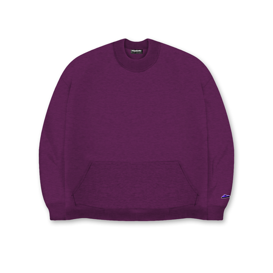 BOXY FIT SWEATER (burgundy)