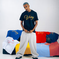 SCRIPT TEE BLACK