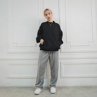 BOXY FIT SWEATER (ebony)