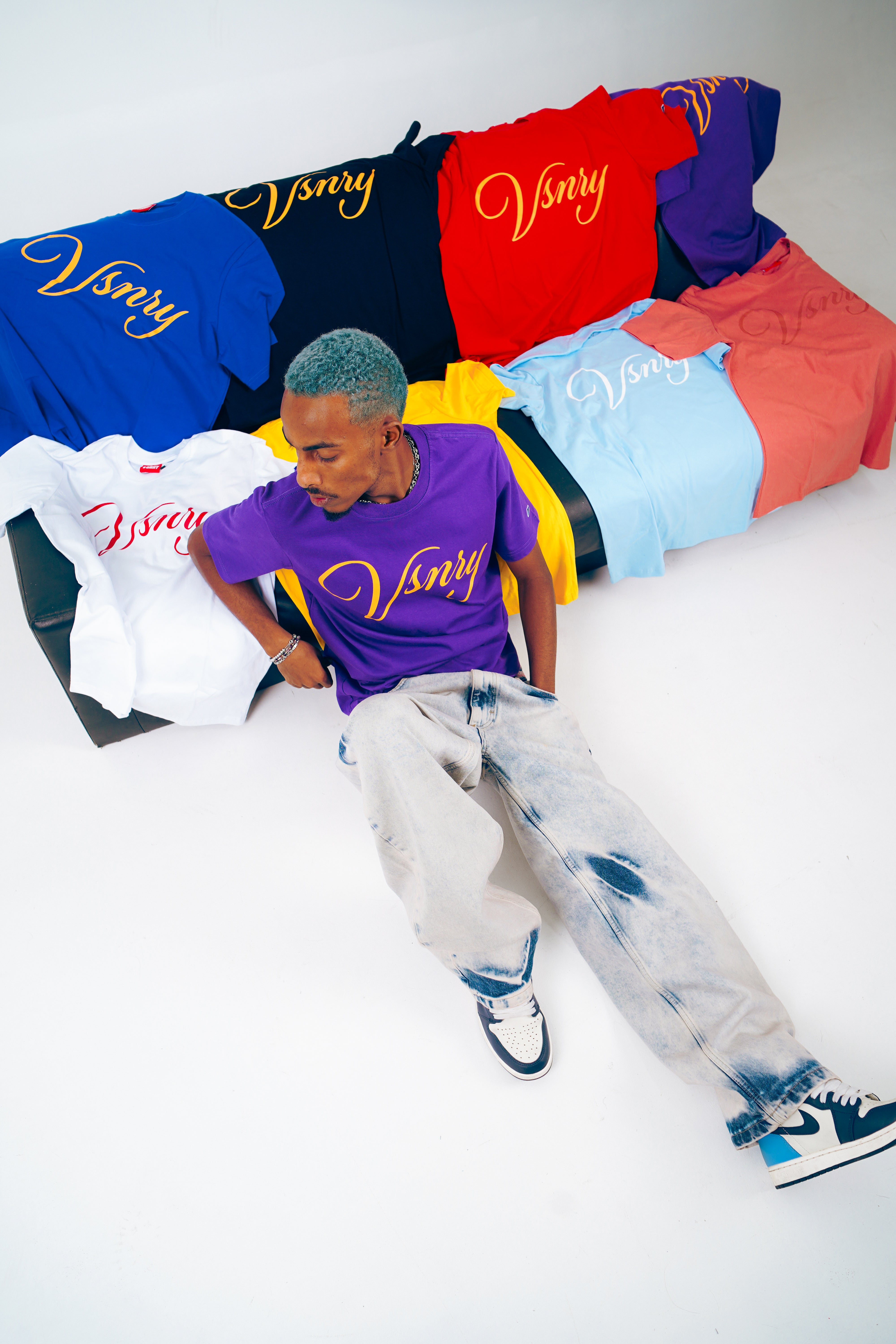 SCRIPT TEE PURPLE