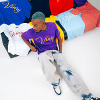 SCRIPT TEE PURPLE