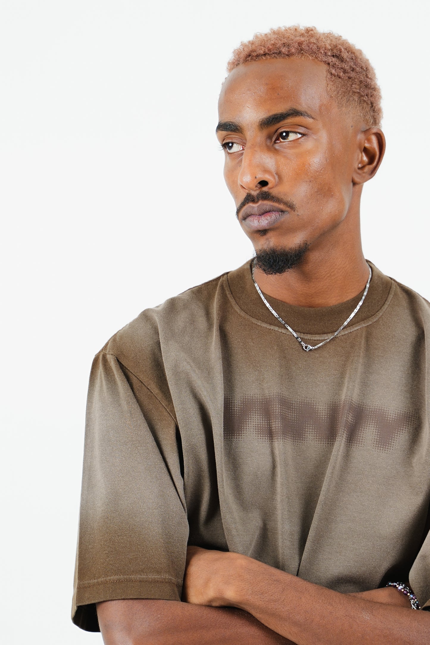 BLURRED TEE CHOCO