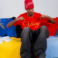 SCRIPT TEE CHILI RED