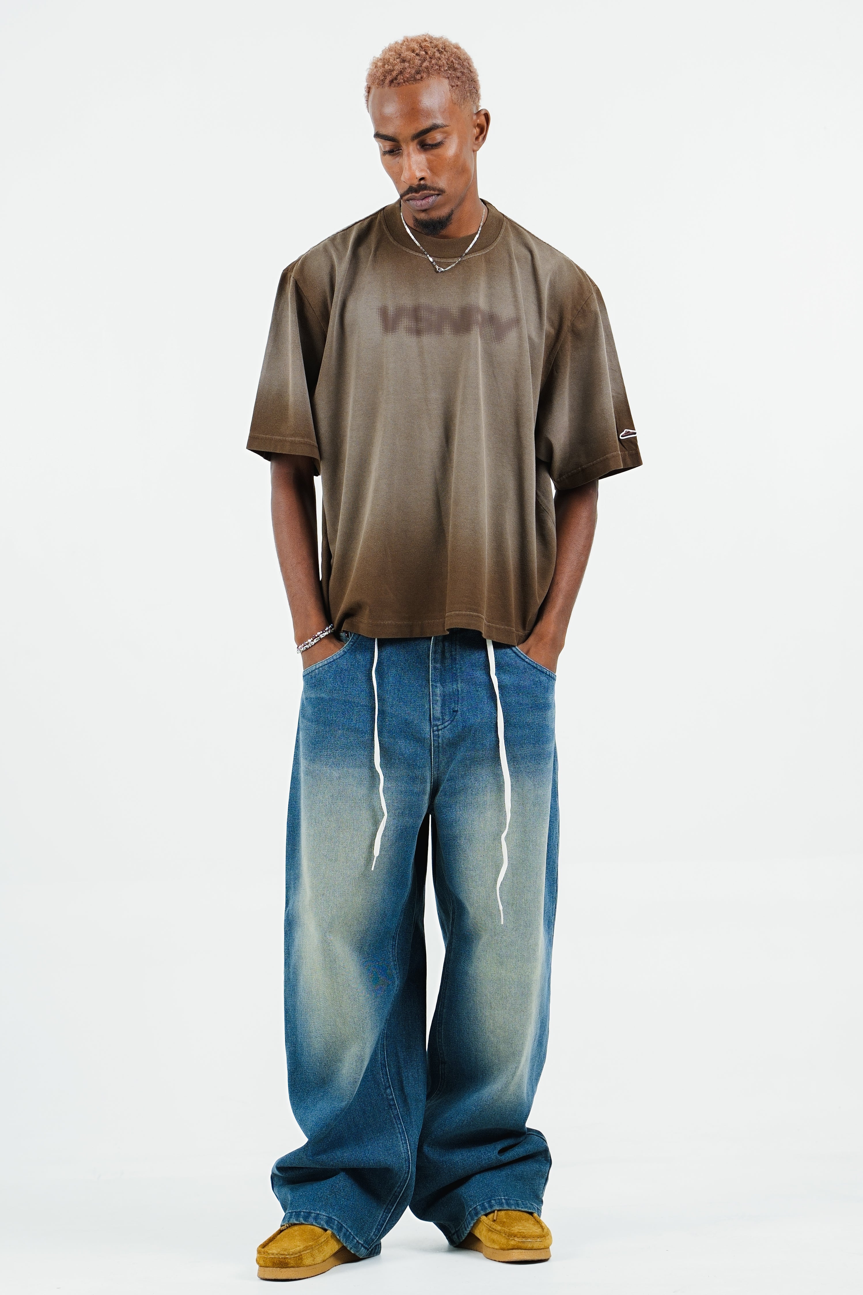 BLURRED TEE CHOCO