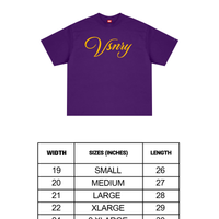 SCRIPT TEE PURPLE