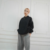 BOXY FIT SWEATER (ebony)