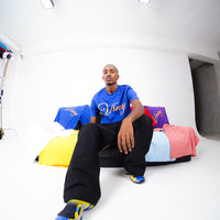 SCRIPT TEE ROYAL BLUE