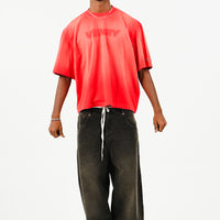 BLURRED TEE RED