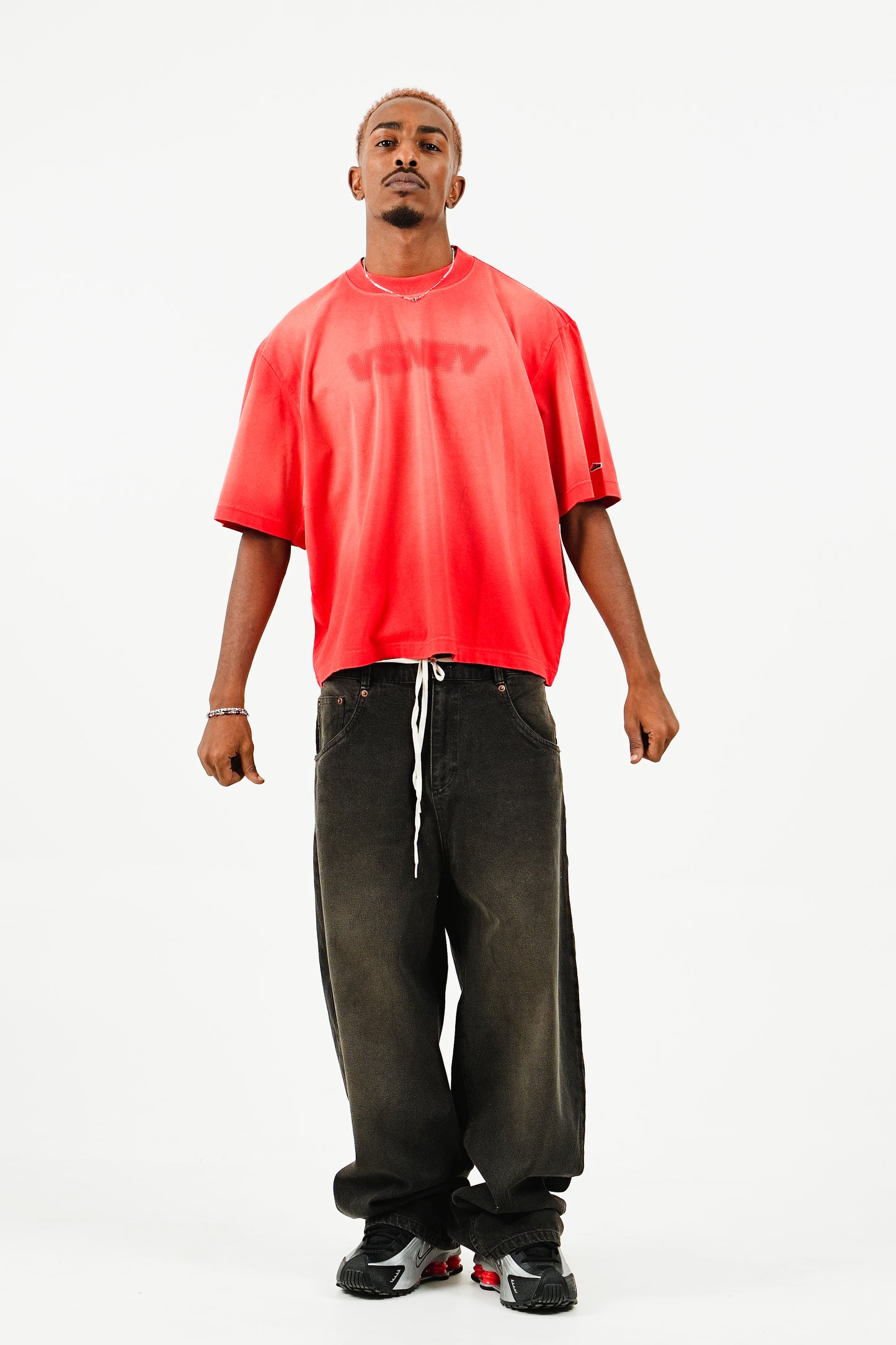 BLURRED TEE RED