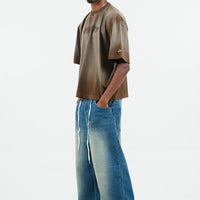 BLURRED TEE CHOCO