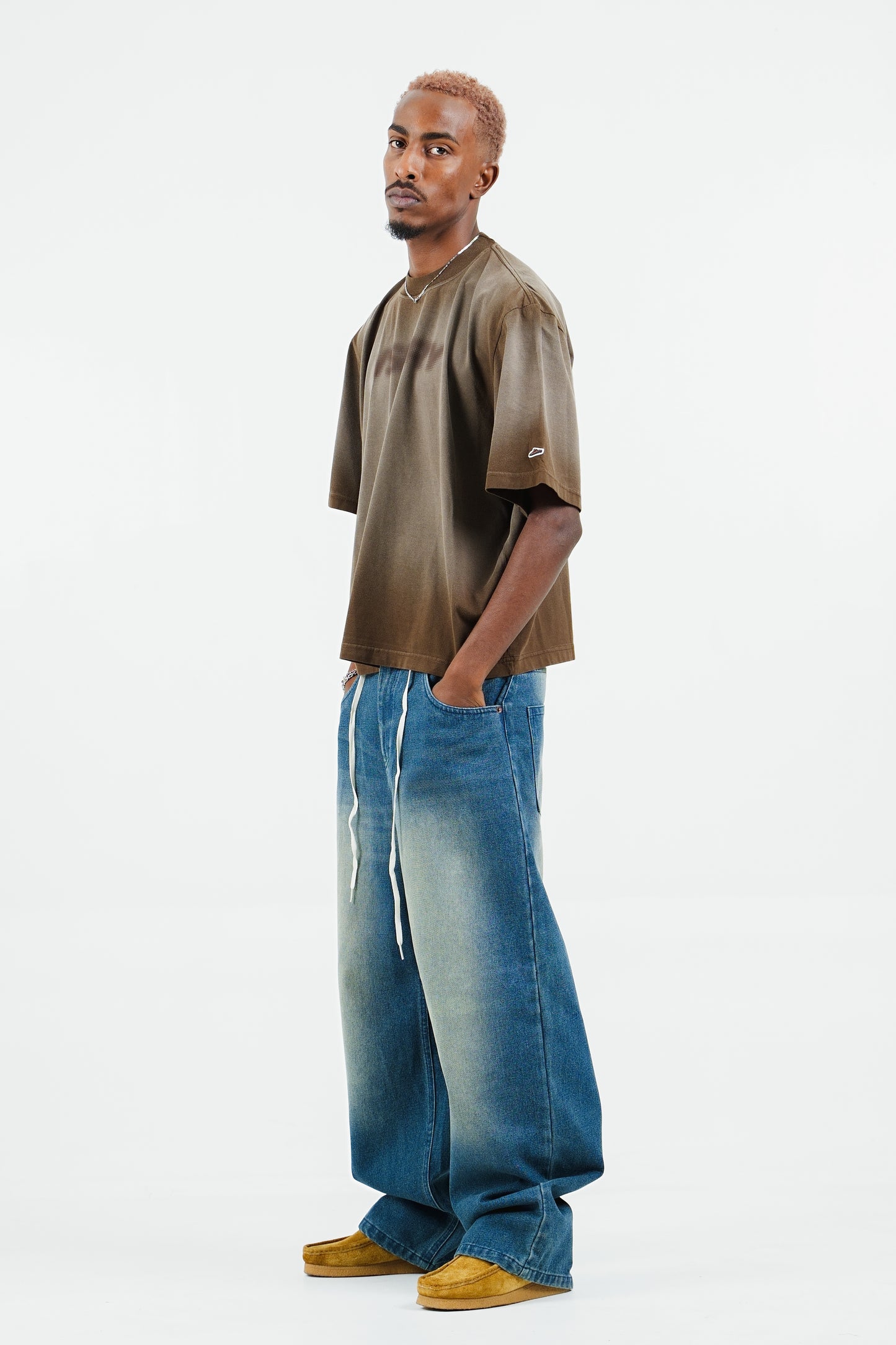 BLURRED TEE CHOCO