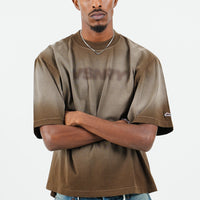 BLURRED TEE CHOCO
