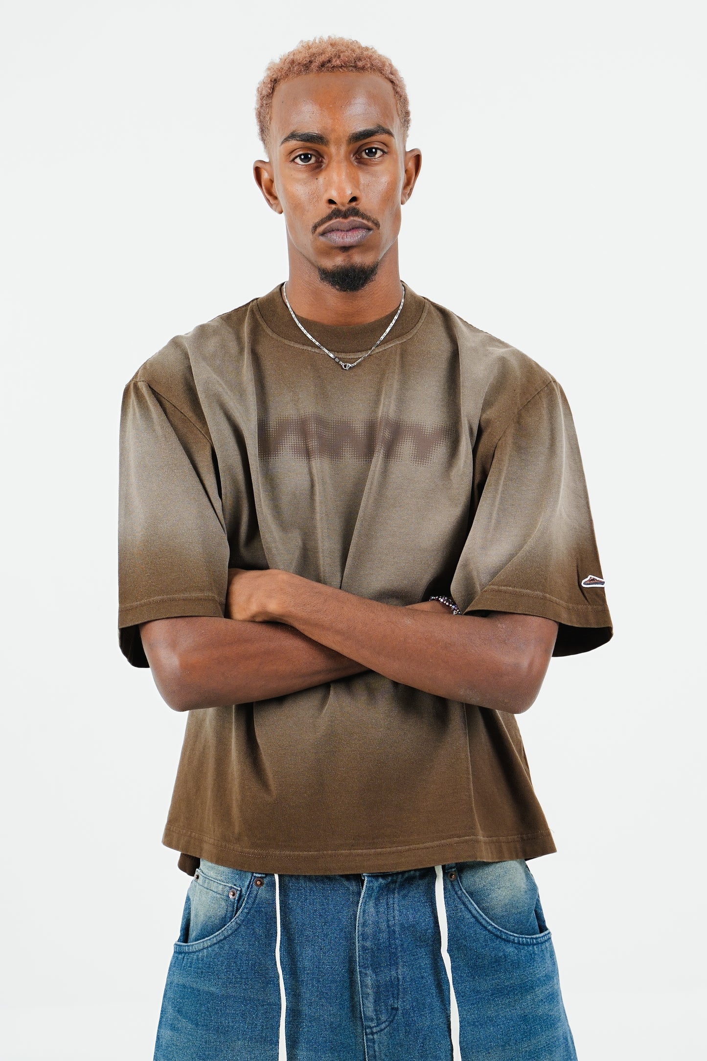 BLURRED TEE CHOCO