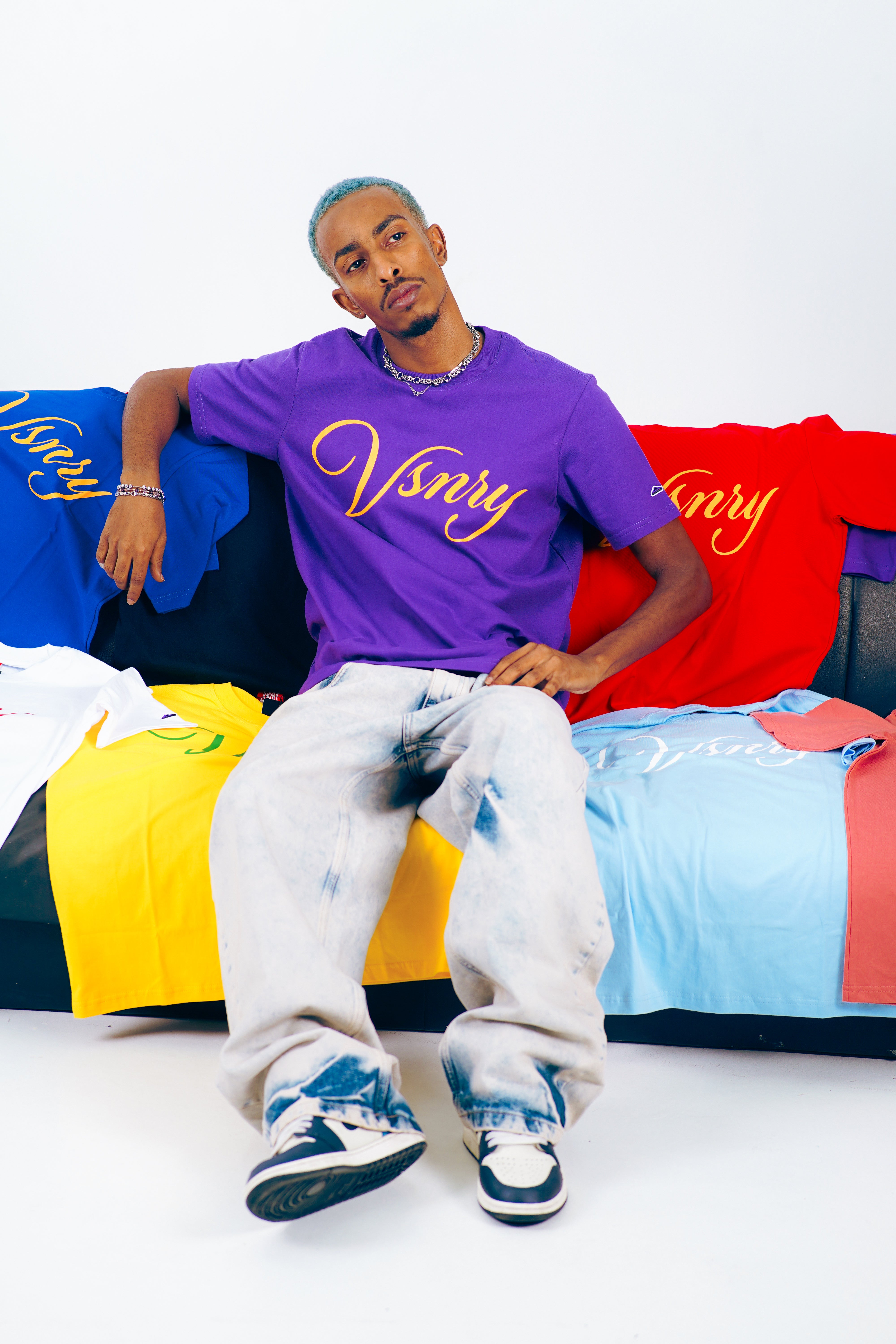 SCRIPT TEE PURPLE