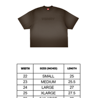 BLURRED TEE CHOCO