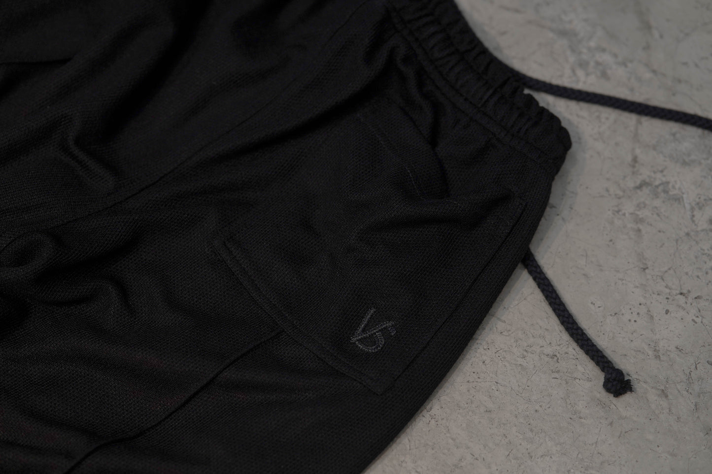 WAFFLE PANTS (black)