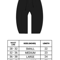 WAFFLE PANTS (black)