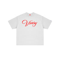 SCRIPT TEE WHITE